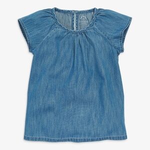 Primary Chambray top Size 6-7chambray